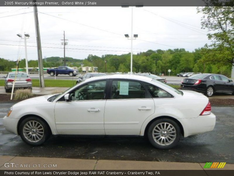 Oxford White / Shale 2005 Mercury Montego Premier
