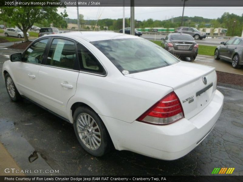 Oxford White / Shale 2005 Mercury Montego Premier