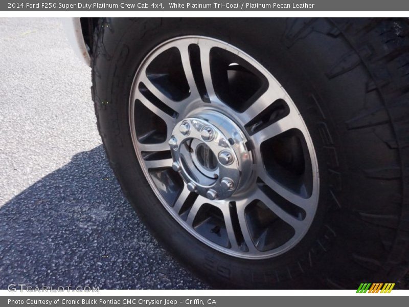 White Platinum Tri-Coat / Platinum Pecan Leather 2014 Ford F250 Super Duty Platinum Crew Cab 4x4