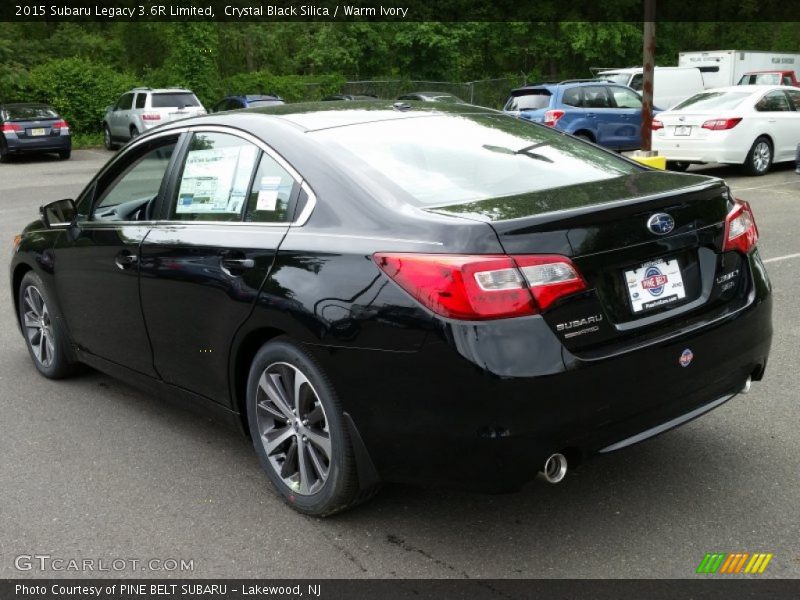 Crystal Black Silica / Warm Ivory 2015 Subaru Legacy 3.6R Limited