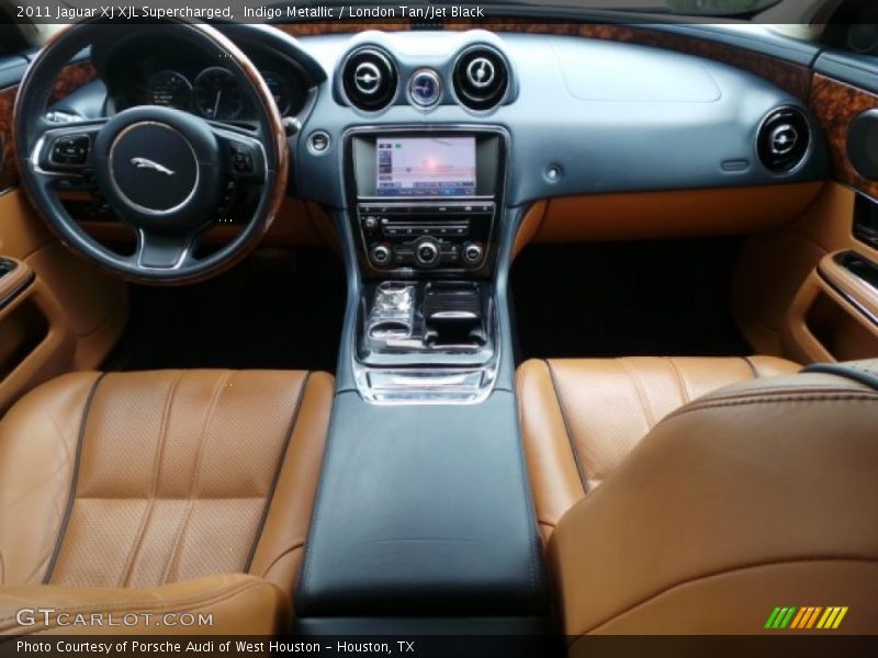 Indigo Metallic / London Tan/Jet Black 2011 Jaguar XJ XJL Supercharged