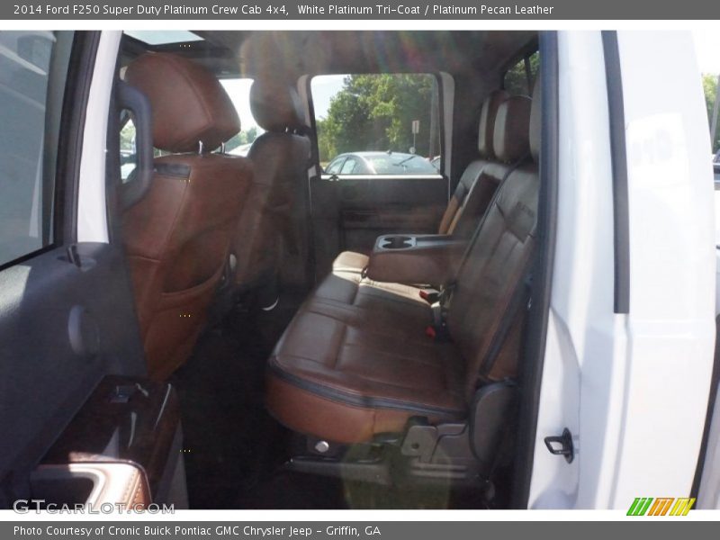 White Platinum Tri-Coat / Platinum Pecan Leather 2014 Ford F250 Super Duty Platinum Crew Cab 4x4