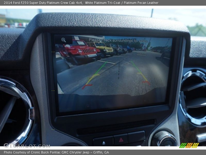 White Platinum Tri-Coat / Platinum Pecan Leather 2014 Ford F250 Super Duty Platinum Crew Cab 4x4