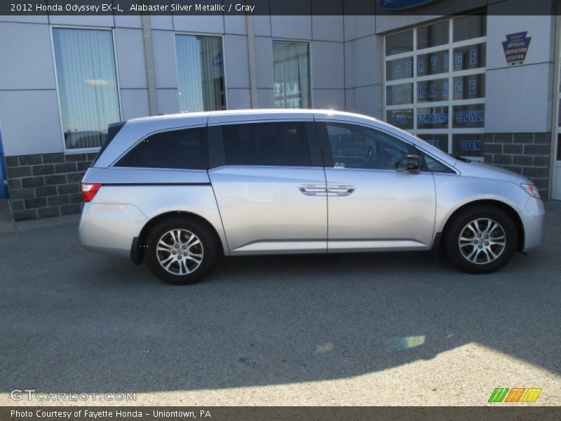 Alabaster Silver Metallic / Gray 2012 Honda Odyssey EX-L
