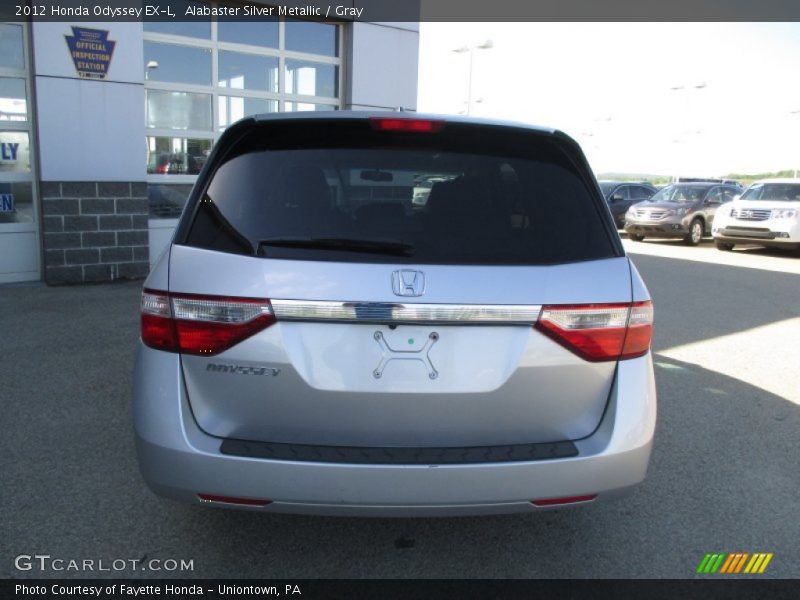 Alabaster Silver Metallic / Gray 2012 Honda Odyssey EX-L