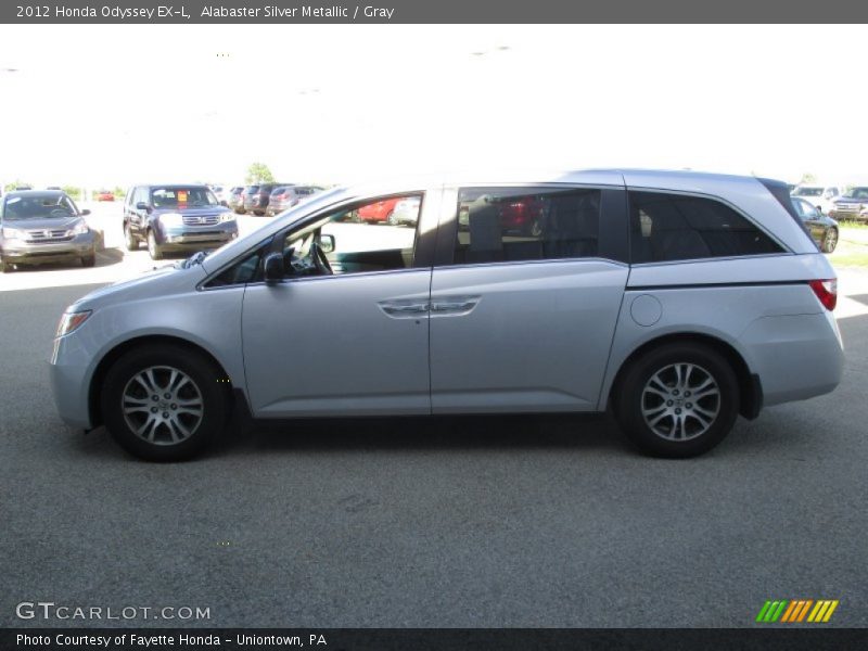 Alabaster Silver Metallic / Gray 2012 Honda Odyssey EX-L