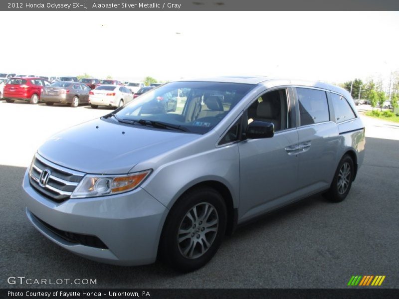 Alabaster Silver Metallic / Gray 2012 Honda Odyssey EX-L