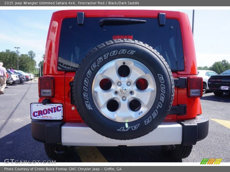 Firecracker Red / Black/Dark Saddle 2015 Jeep Wrangler Unlimited Sahara 4x4