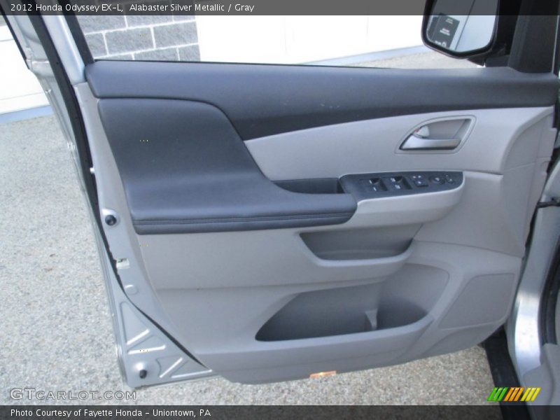 Alabaster Silver Metallic / Gray 2012 Honda Odyssey EX-L