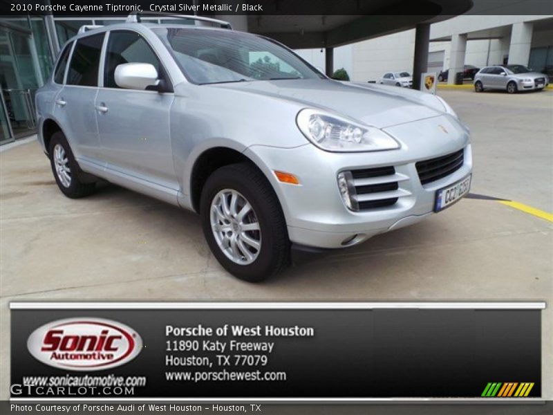 Crystal Silver Metallic / Black 2010 Porsche Cayenne Tiptronic