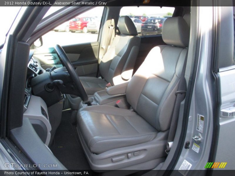 Alabaster Silver Metallic / Gray 2012 Honda Odyssey EX-L