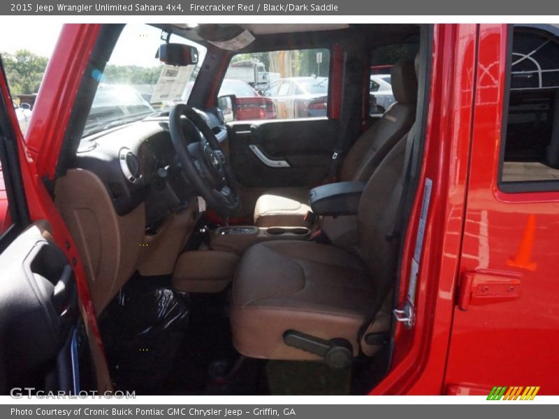 Firecracker Red / Black/Dark Saddle 2015 Jeep Wrangler Unlimited Sahara 4x4