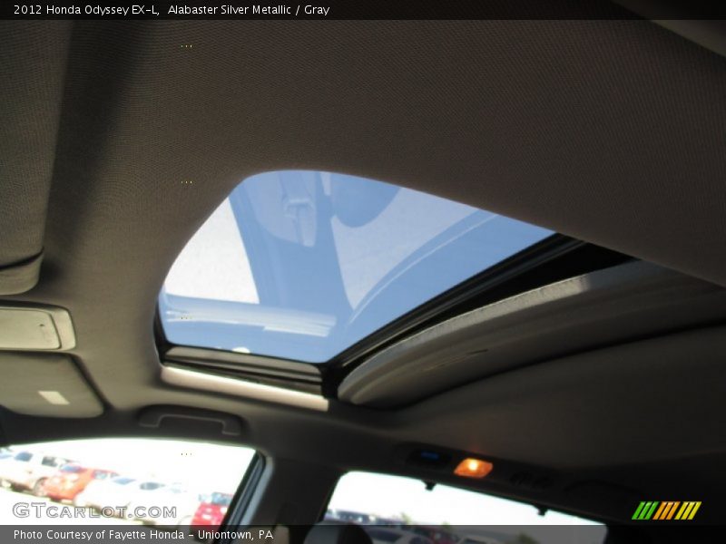 Alabaster Silver Metallic / Gray 2012 Honda Odyssey EX-L