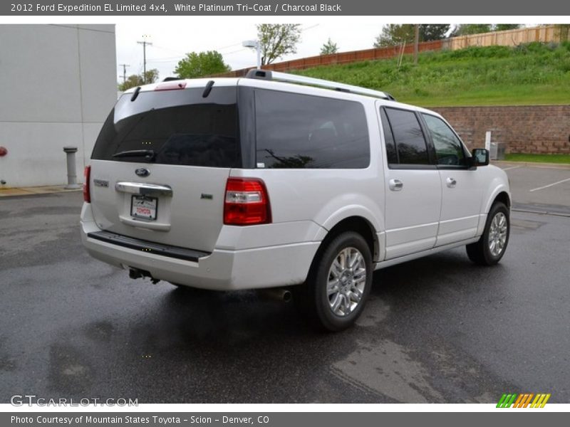 White Platinum Tri-Coat / Charcoal Black 2012 Ford Expedition EL Limited 4x4