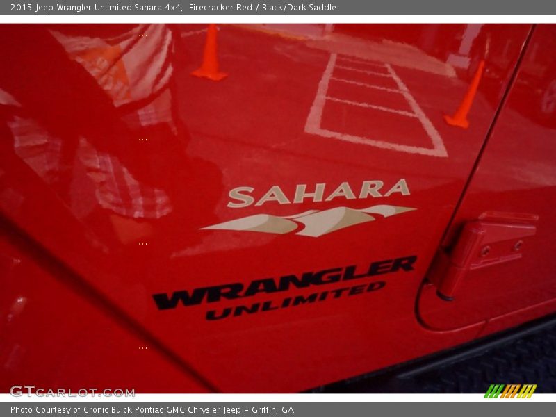 Firecracker Red / Black/Dark Saddle 2015 Jeep Wrangler Unlimited Sahara 4x4