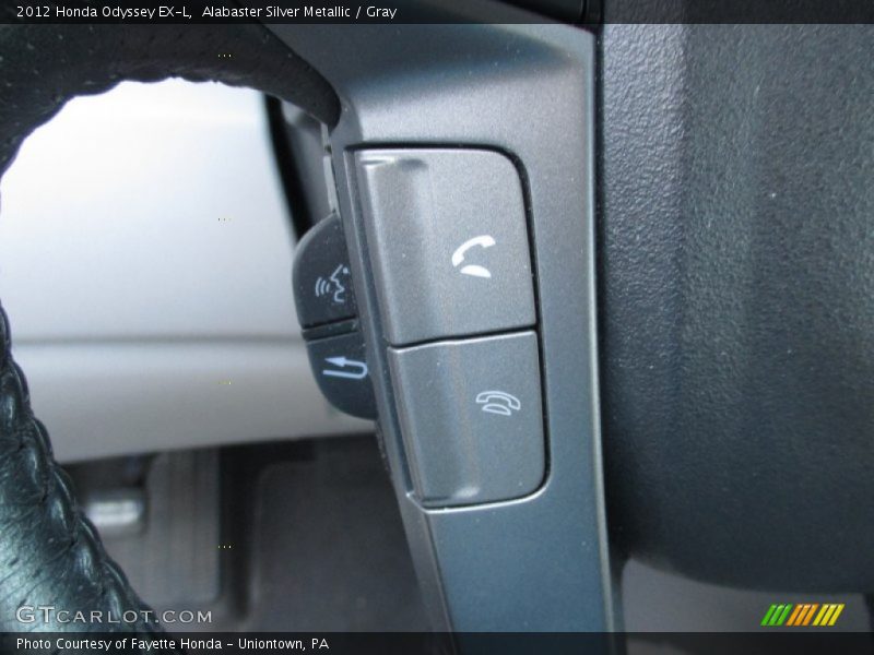 Alabaster Silver Metallic / Gray 2012 Honda Odyssey EX-L