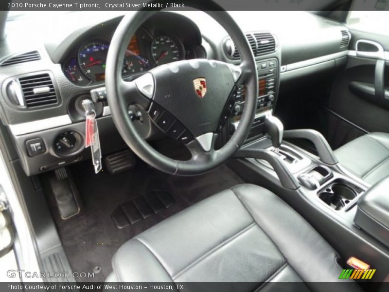Crystal Silver Metallic / Black 2010 Porsche Cayenne Tiptronic