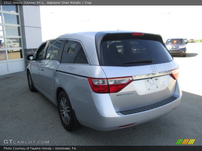 Alabaster Silver Metallic / Gray 2012 Honda Odyssey EX-L