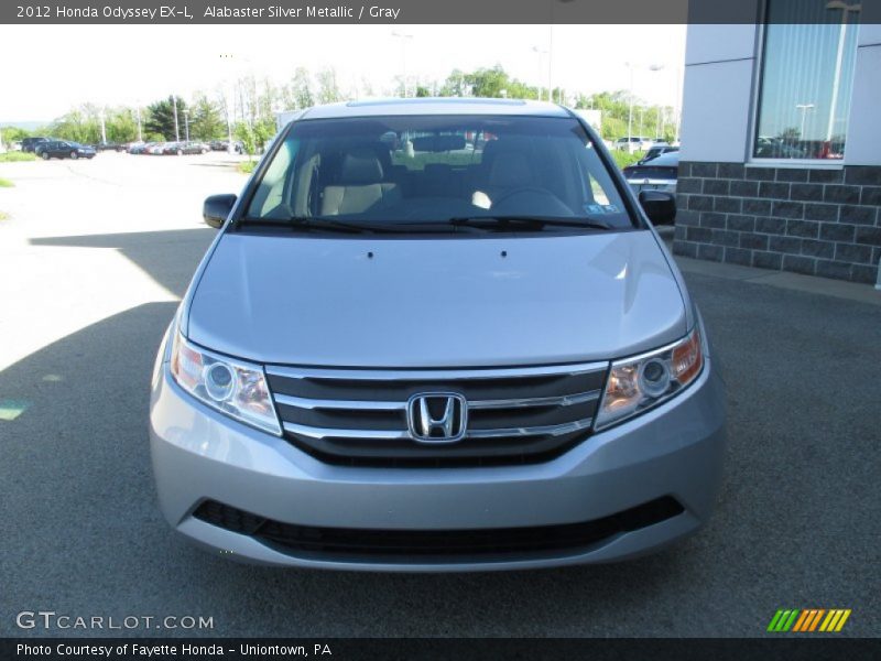 Alabaster Silver Metallic / Gray 2012 Honda Odyssey EX-L