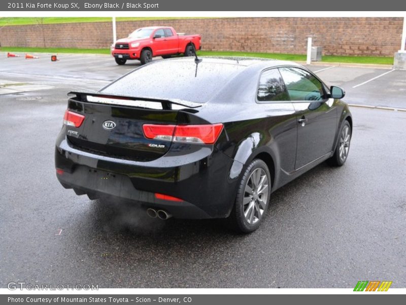 Ebony Black / Black Sport 2011 Kia Forte Koup SX