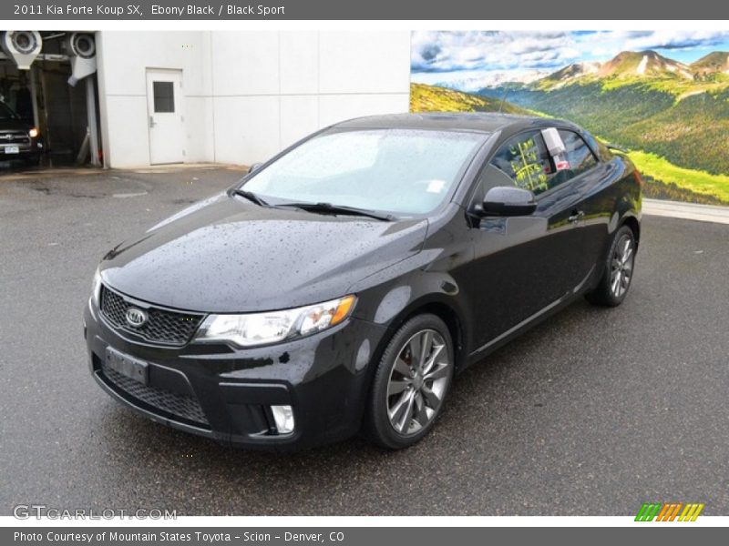 Ebony Black / Black Sport 2011 Kia Forte Koup SX