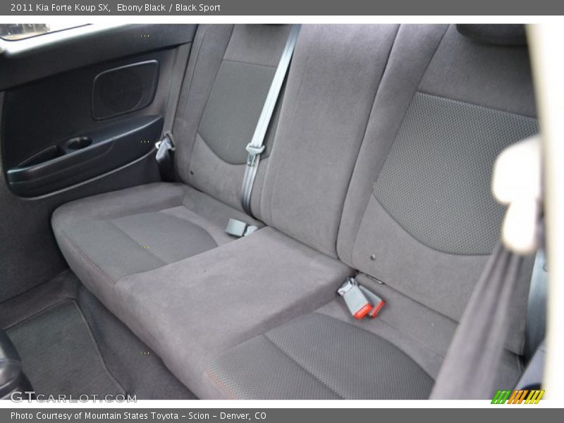 Ebony Black / Black Sport 2011 Kia Forte Koup SX
