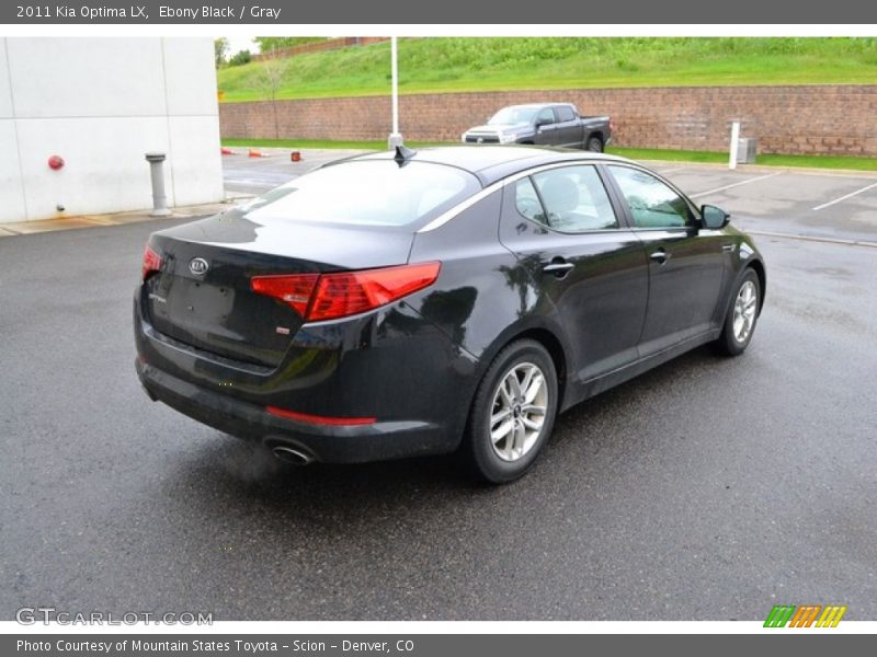 Ebony Black / Gray 2011 Kia Optima LX