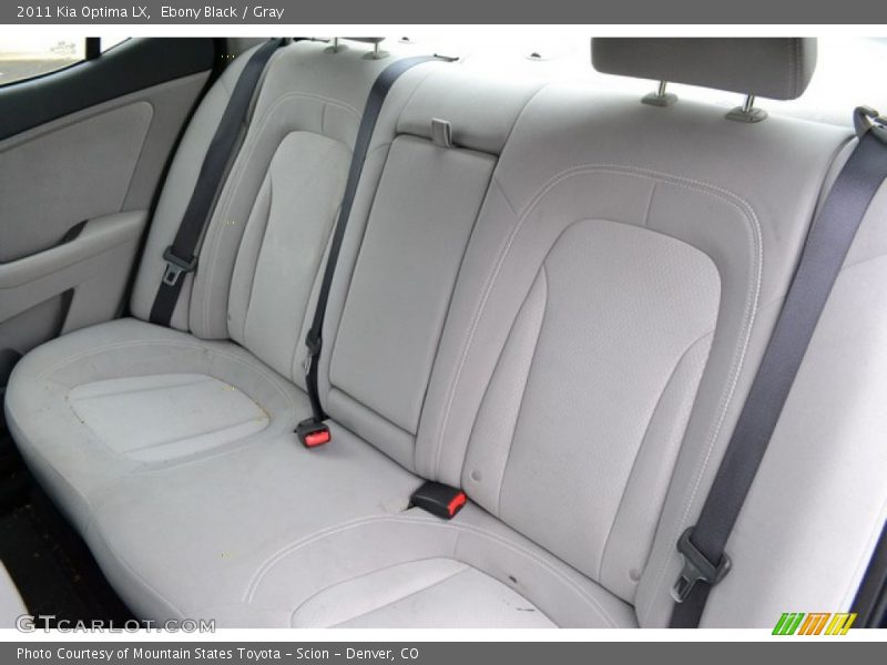 Ebony Black / Gray 2011 Kia Optima LX