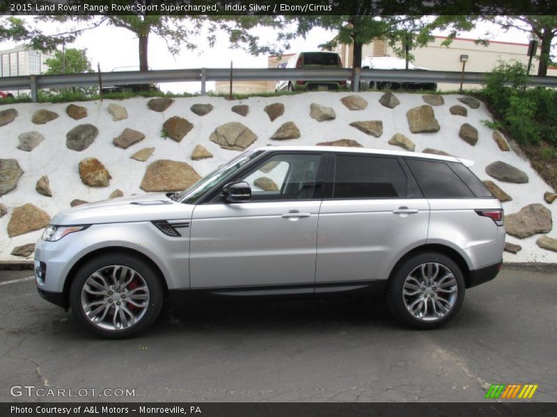 Indus Silver / Ebony/Cirrus 2015 Land Rover Range Rover Sport Supercharged