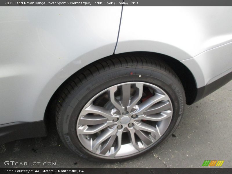 Indus Silver / Ebony/Cirrus 2015 Land Rover Range Rover Sport Supercharged