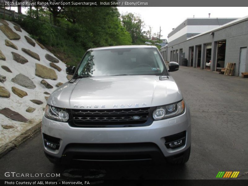 Indus Silver / Ebony/Cirrus 2015 Land Rover Range Rover Sport Supercharged