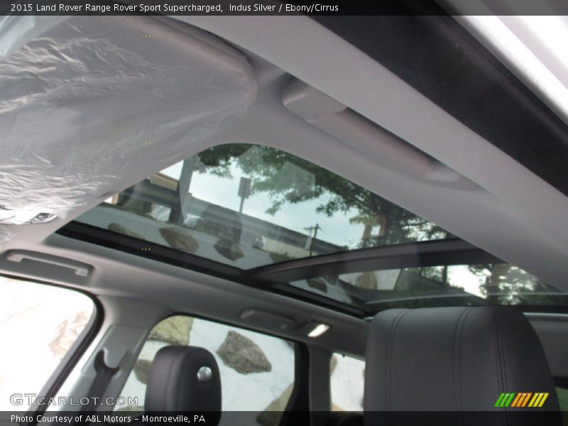 Indus Silver / Ebony/Cirrus 2015 Land Rover Range Rover Sport Supercharged