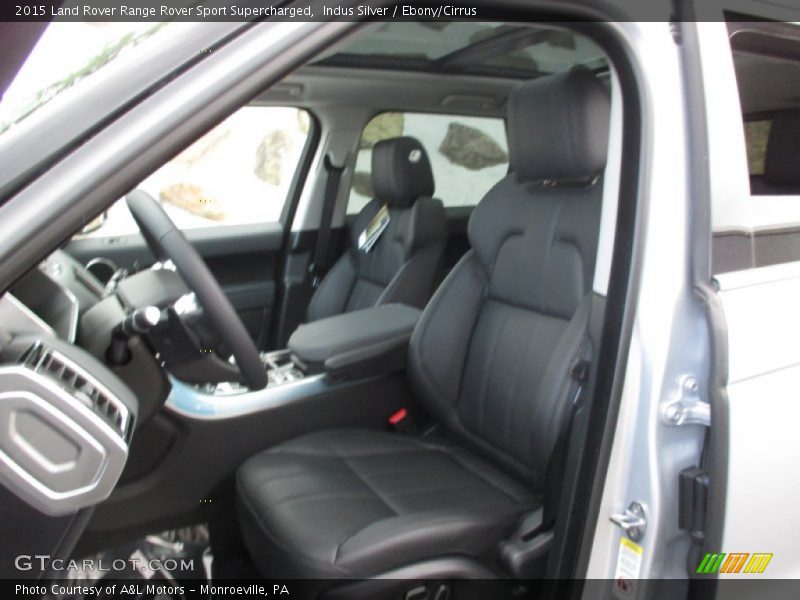 Indus Silver / Ebony/Cirrus 2015 Land Rover Range Rover Sport Supercharged