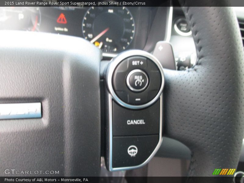 Indus Silver / Ebony/Cirrus 2015 Land Rover Range Rover Sport Supercharged
