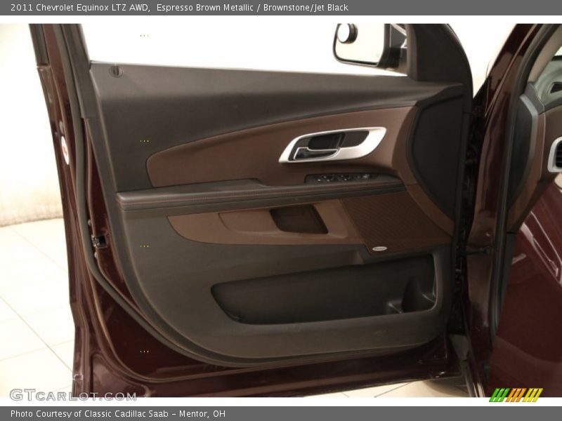 Espresso Brown Metallic / Brownstone/Jet Black 2011 Chevrolet Equinox LTZ AWD