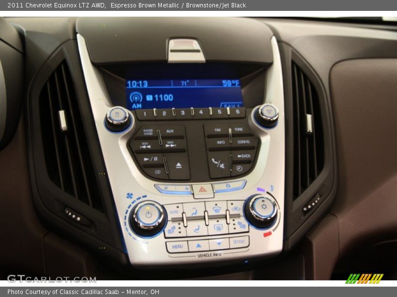 Espresso Brown Metallic / Brownstone/Jet Black 2011 Chevrolet Equinox LTZ AWD