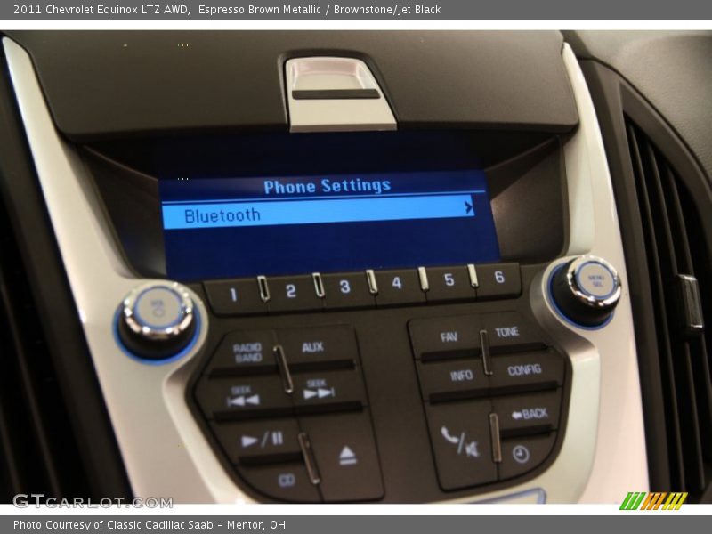 Espresso Brown Metallic / Brownstone/Jet Black 2011 Chevrolet Equinox LTZ AWD