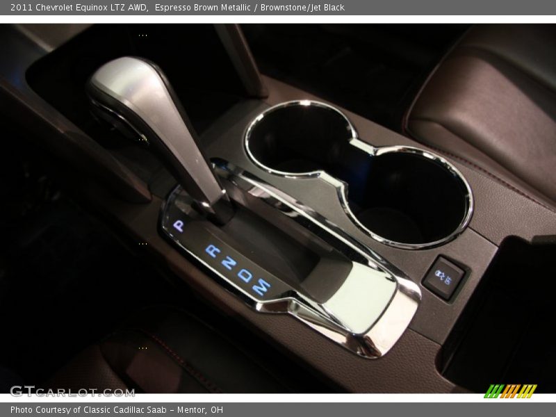 Espresso Brown Metallic / Brownstone/Jet Black 2011 Chevrolet Equinox LTZ AWD