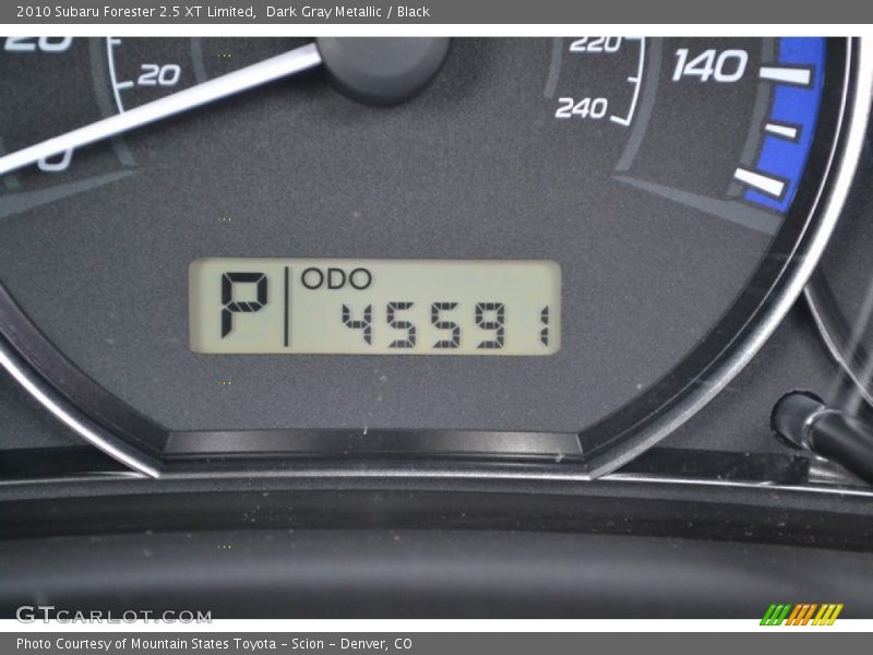 Dark Gray Metallic / Black 2010 Subaru Forester 2.5 XT Limited