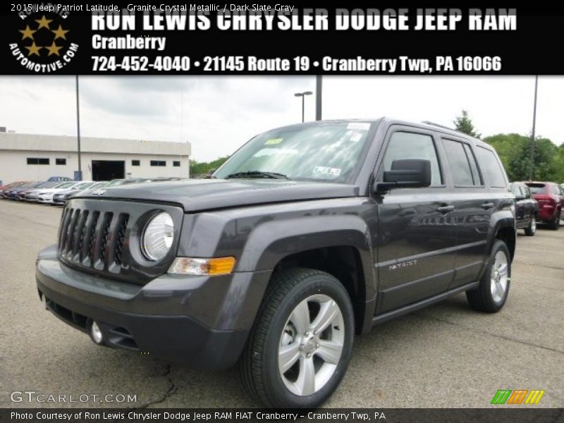 Granite Crystal Metallic / Dark Slate Gray 2015 Jeep Patriot Latitude