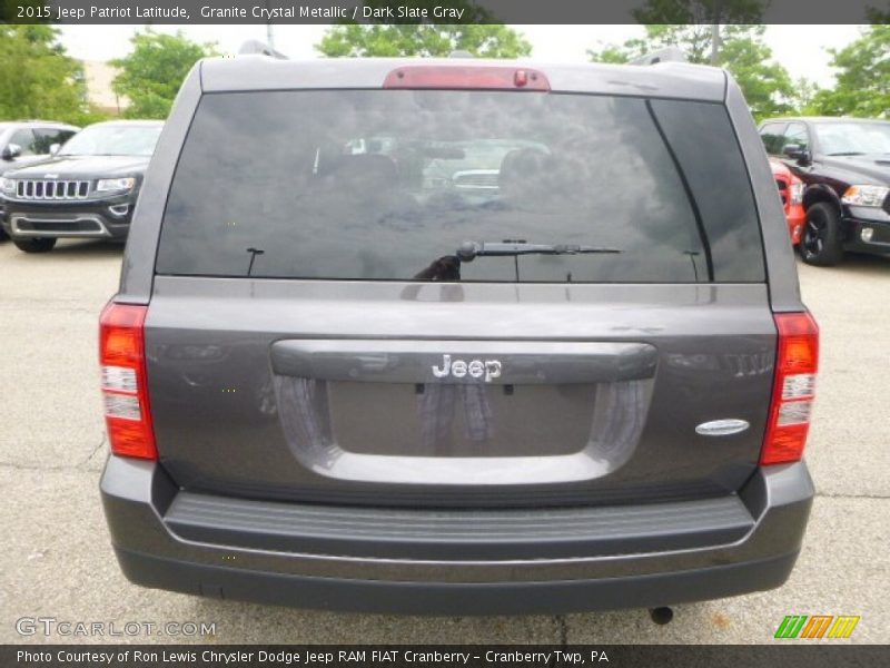Granite Crystal Metallic / Dark Slate Gray 2015 Jeep Patriot Latitude
