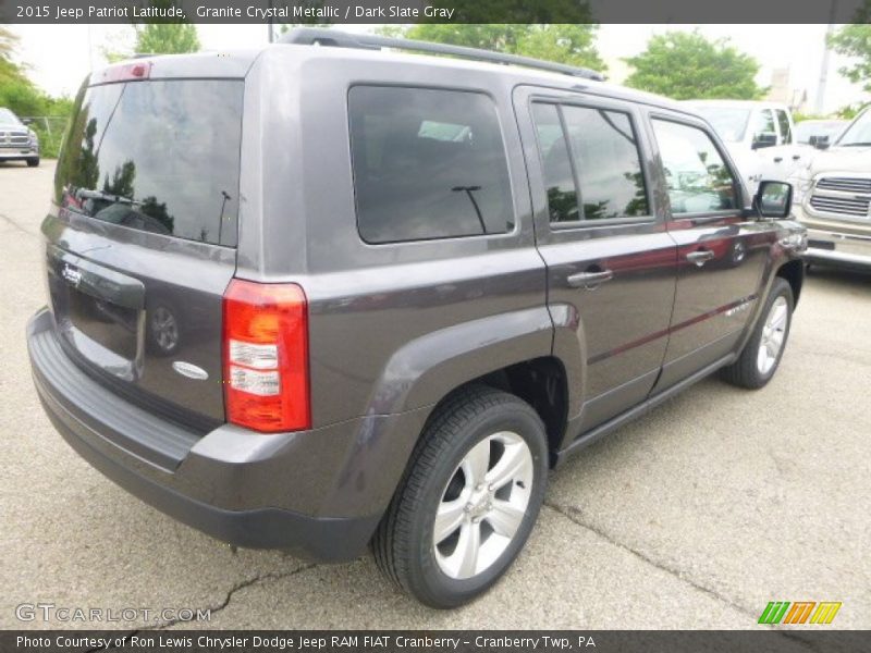Granite Crystal Metallic / Dark Slate Gray 2015 Jeep Patriot Latitude
