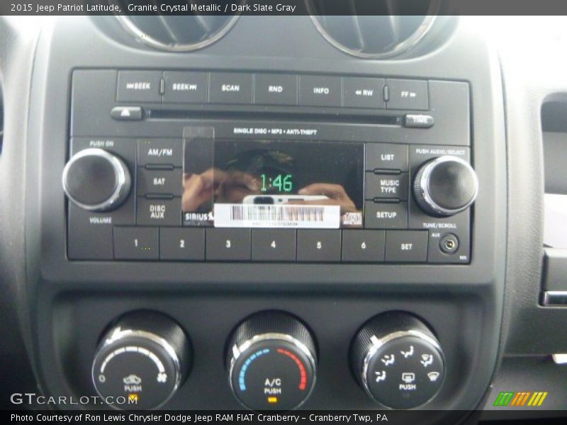 Granite Crystal Metallic / Dark Slate Gray 2015 Jeep Patriot Latitude