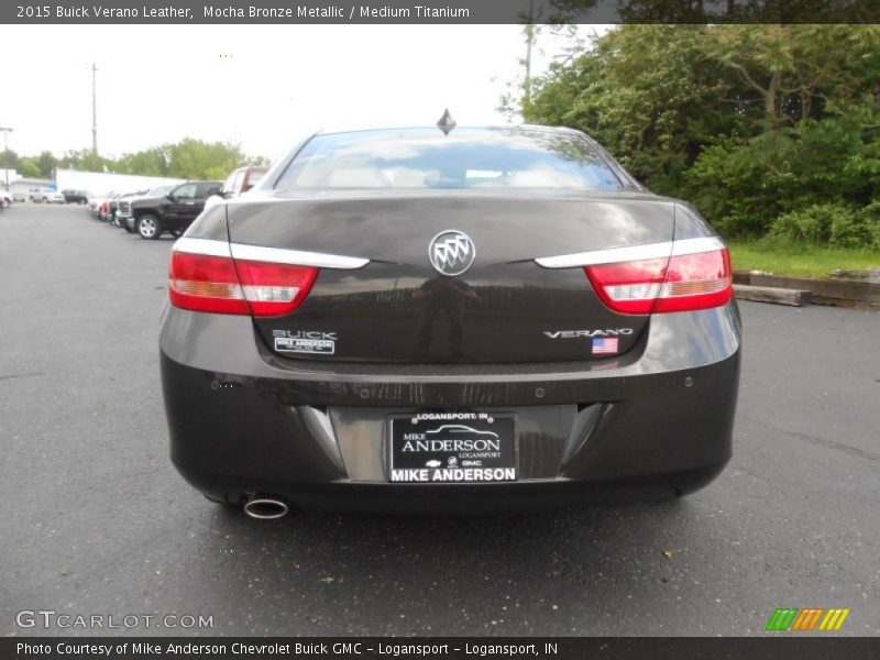 Mocha Bronze Metallic / Medium Titanium 2015 Buick Verano Leather
