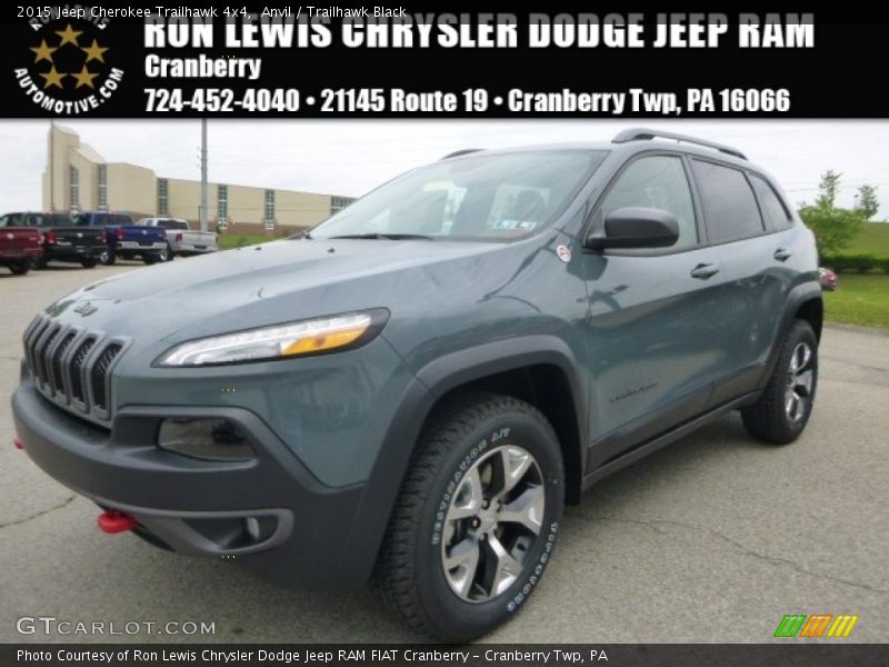 Anvil / Trailhawk Black 2015 Jeep Cherokee Trailhawk 4x4