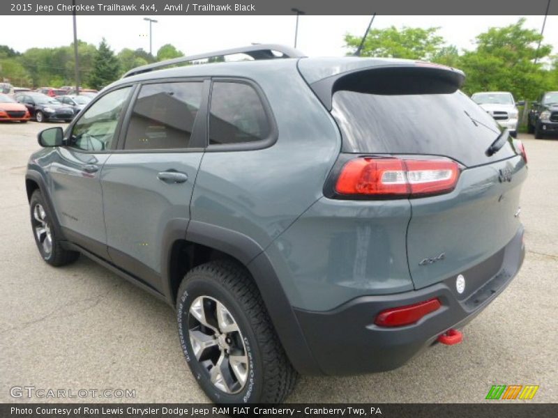 Anvil / Trailhawk Black 2015 Jeep Cherokee Trailhawk 4x4