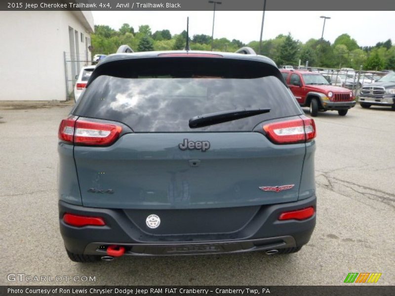 Anvil / Trailhawk Black 2015 Jeep Cherokee Trailhawk 4x4