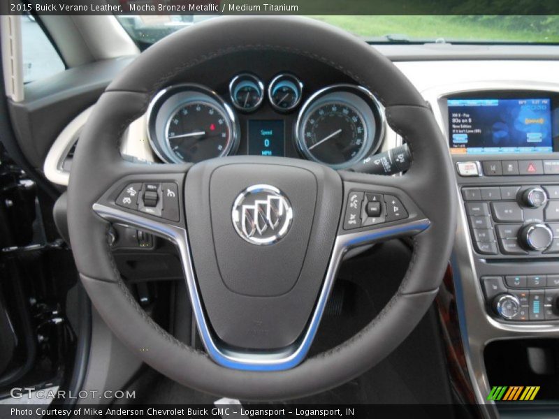 Mocha Bronze Metallic / Medium Titanium 2015 Buick Verano Leather