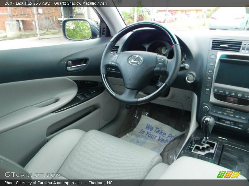 Quartz Shadow Metallic / Ash 2007 Lexus GS 350 AWD