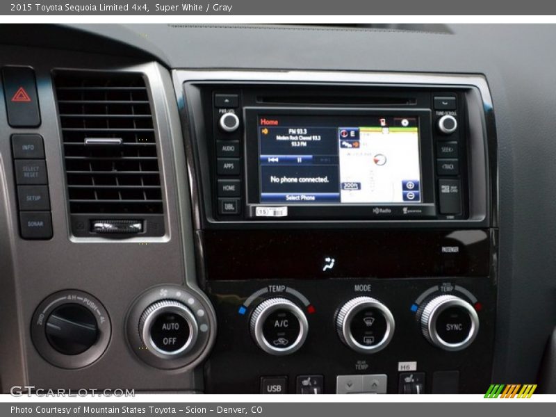 Super White / Gray 2015 Toyota Sequoia Limited 4x4
